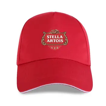 Nové BELGICKÉ Stella ARTOIS světlý LEŽÁK-Pivo Logo Muži Šedá Bílá S-XXL - show originální název kšiltovka Zdarma Sh