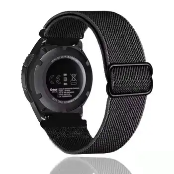 Pletená Sólo Smyčky Popruh pro Samsung Galaxy hodinky 4 classic/3/Aktivní 2 kapela nylon Watchband 20mm 22mm Náramek Amazfit bip popruh