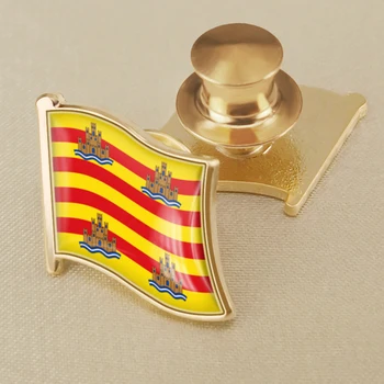 Erb Ibiza Španělsko Vlajka Klopě Kolíky Broochs Odznaky