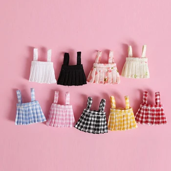 OB11 panenka pásek sukně skládaná sukně jednotné půl sukně 1/12 BJD doll šaty, krása uzel prase GSC doll oblečení, panenky, příslušenství, hračky