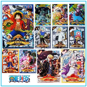 JEDEN KUS Luffy Roronoa Zoro Bronzový UR SSR Anime postavy kolekce Herní karty, Vánoční dárek k Narozeninám hračky pro Děti