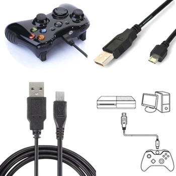1M Dlouhý USB nabíjecí Kabel Play Nabíjecí Kabel Line pro Sony Playstation 4 PS4 Wireless Controller black