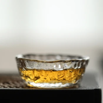 LUWU žáruvzdorného skla šálek čaje kung fu sklo šálek čaje doplňky