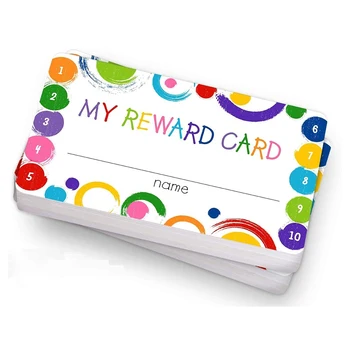 Moje Odměna Karty 10-50 Ks Děrné štítky pro Třídy Student Domů Chování, Motivaci pro Děti Motivační Děti Roztomilé Karty