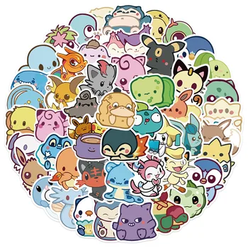 10/50/100KS Q Verze Roztomilý Pokémon Pokémon Pokemon Kreslených Vodotěsný Přenosný Kufr Samolepky pro Děti Dárek Kawaii