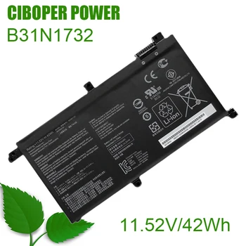 CP Originální Baterie Notebooku B31N1732 11.52 V/42Wh/3653mAh Pro Vivobook S14 S430FA-EB021T S430UA-EB015T S4300F Mars15 VX60G