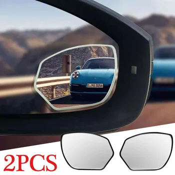 2ks Univerzální Auto Blind Spot Zrcadlo Otočné širokoúhlé Zpětné Zrcátko Přídavné Konvexní Zrcadla Bezpečnost Jízdy Příslušenství