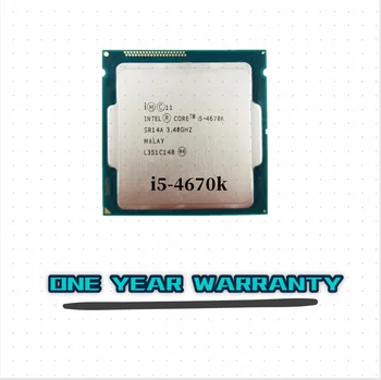 Intel Core i5-4670K i5 4670K I5 4670 K 3.4 GHz Quad-Core Quad-Závit 84W 6M CPU Procesoru LGA 1150