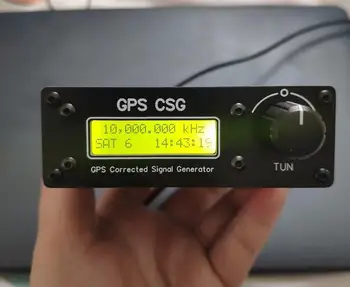 GPSDO GPS Zkrotit Hodiny GPS Opraveny Signální Generátor, NÁMĚSTÍ VLNA 10KHz - 220MHz Two-way Nastavitelná Frekvence Referenční Zdroj