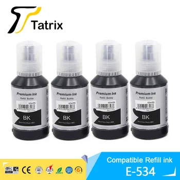 Tatrix Pro Epson 534 Černý Kompatibilní Hromadné Láhev Refill Inkoust pro Epson EcoTank M1100/M1180/M1120/M2140/M2170/M3170/M3180 Tiskárny