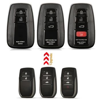 jingyuqin 2/3/4 Tlačítka upravit Remote Auto Klíč Shell Pouzdro pro Toyota C-HR Camry, Avalon, RAV4 Prius 2018-2019