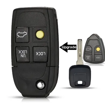 jingyuqin Auto Dálkové Klíč Shell Případě Modifikované upgrade 4 Tlačítka Pro Volvo XC70 XC90 V40 V50 V70 V90 C30 C70 S40 S60 S70 S80