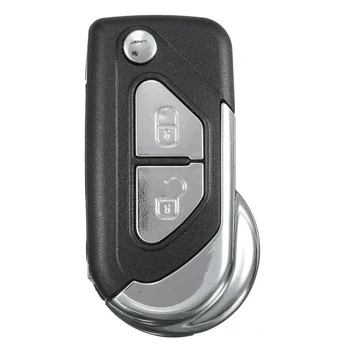 Keyecu pro Citroën C3 DS3 2009 2010 2011 2012 2013 2014 2015 2016 2017 Flip Dálkový Klíč Shell Pouzdro 2 Tlačítka HU83 / VA2 Blade