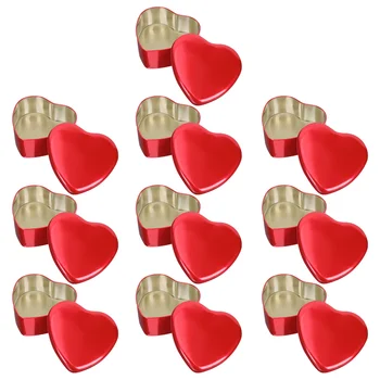 Box Konzervy Tin Dárek Candy Srdce Valentine Cookie Weddingmetal Vánoční Víko Jar Úložný Dekorativní Krabice Tinplatecan Prázdné Sklopné