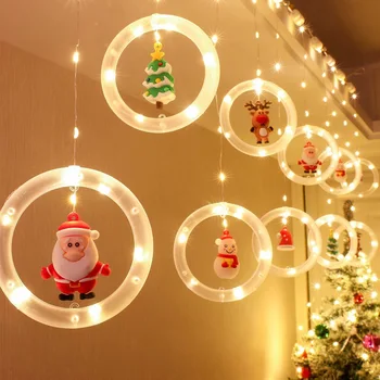 USB Fungují LED Vánoční Kolo Rampouch String Světla, 3M Víla Opony Girlandy na Stromek Domů Svatební Party Ložnice Dekorace