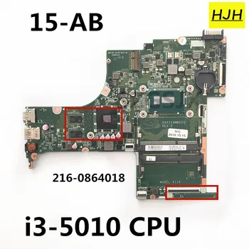 DAX11AMB6D0 Pro HP 15-AB Notebooku základní Deska TPN-Q158 i3-5010U 100% práce 809320-501 809320-001