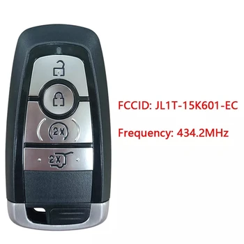 CN018098 4 Tlačítko Bezklíčový Vstup Smart Key Fob Pro Ford Náhradní Dálkový 434.2 MHz HITAG PRO JL1T-15K601-ES Auto Smart Card Key