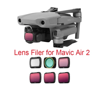Pro Mavic Air 2 Objektiv Filtr MCUV CPL ND4, ND8 ND16 ND32 ND/PL Filtry pro DJI Mavic Air 2 Drone Objektiv Fotoaparátu Kit Příslušenství