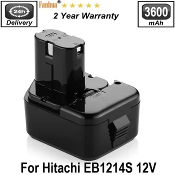 Baterie EB1214S 12V 3600mAh Ni-MH Baterie pro Hitachi EB1214S EB1220BL EB1212S WR12DMR CD4D DH15DV C5D DS 12DVF3 eb1212S DS12DVF