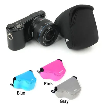 Neopren Měkké fotoaparát pouzdro Pro SAMSUNG NX1000 NX1100 NX2000 NX3300 NX3000 20-50mm objektiv přenosná brašna, Pouzdro Protector Kryt