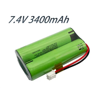 18650 3400mAh lithium baterie 7.4 v 18650 li-ion dobíjecí baterie s dráty a JST-XH 2Pconnector
