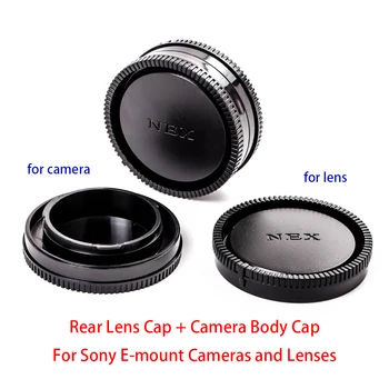 Pro Sony E mount Kamery a Objektivy , Zadní krytka Objektivu + Tělo Fotoaparátu Nastaven Cap