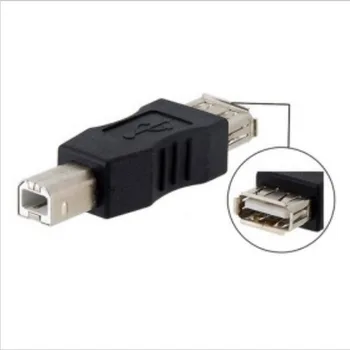 Vysokorychlostní USB 2.0 typu A Samice na typ B Samec USB Tiskárnu, Skener, Adaptér, datový synchronizační Spojky Měniče Konektor