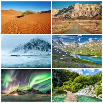 Horské Řeky Dekorace Fotografie, Pozadí, Znamení, Přírodní Northern Lights Poušti Vodopád, Les, Cestování, Foto Pozadí