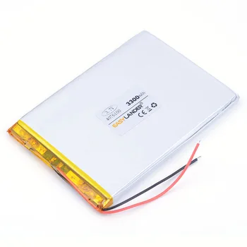 3.7 V, 3300 mah baterie tabletu tablet značky gm lithium polymer baterie 4076100 Pro DIY Power mobile Power bank PAD DVD