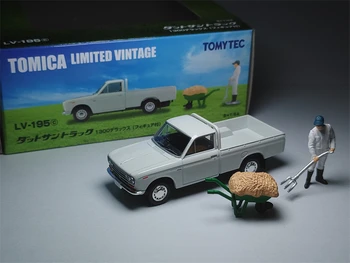 Tomytec 1/64 TLV Vůz Datsun 1300 Deluxe s T LV-N195c DieCast Model Vozu Kolekce Limited Edition