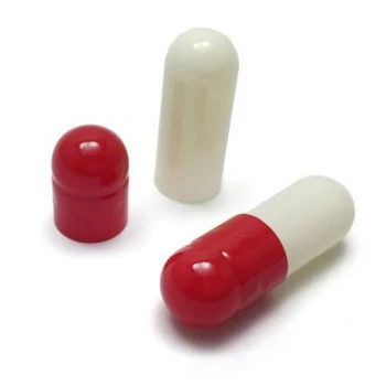 0# 1# 2# 1000 ks / lot.červeno-bílé barevné tvrdé želatinové prázdné tobolky, duté želatinových kapslí ,spojeny nebo odděleny kapsle