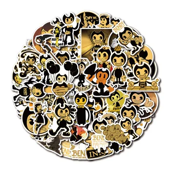 10/30/50ks/Set Anime Karikatura Bendy Inkoust Machine Hry, Samolepky Skateboard Lednice Kytaru, Notebook, Zavazadla, Hračky, Nálepka