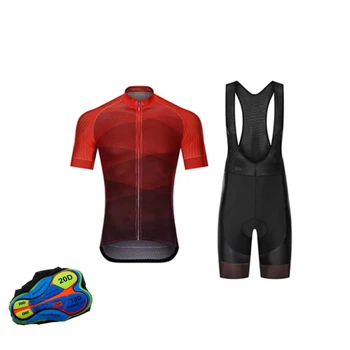 Nové 2021 Pro cycling jersey men krátký rukáv ropa ciclismo hombre MTB prodyšné cyklistické oblečení cyklistické sportovní oblek