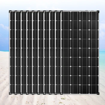 Fotovoltaický Solární panel 120W 240W 480W 600W 720W 1200W pro domácí Karavany přívěsy, čluny přístřešky