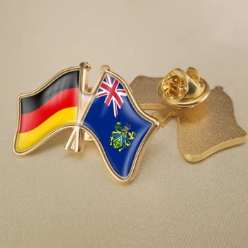 Německo a Pitcairnovy Ostrovy, Překročil Dvakrát Přátelství Vlajky Brož Klopě Kolíky Odznaky