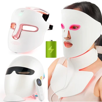 Photon LED Maska Obličeje Krásu Zařízení Péče o Obličej Ošetření Omlazení Pleti Proti Akné, proti Vráskám Odstranění Kůže Zjasnění Bělení