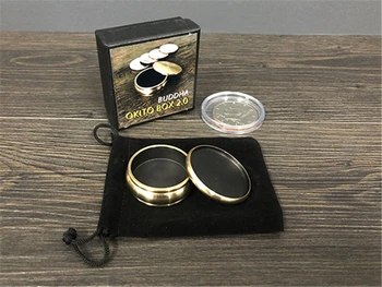 Buddha Okito Box 2.0 Půl Dolaru Shell Mince Kouzla Fázi Close Up Magic Mince Se Objeví Pronikat Magie, Iluze, Trik Rekvizity