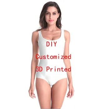 DropShipping VIP Odkaz Topy DIY Holka Dámské jednodílné Plavky Premium 3D Tištěné Unikátní Letní Beach Plavky