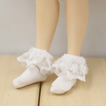 DBS blyth panenka ledové licca tělo bílé ponožky s krajkou hračka ponožky