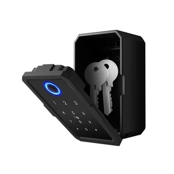 Elektronický bezpečnostní Klíč Box Tuya Smart Life Ovládání Bluetooth 4.1 Brána Vodotěsné Venkovní Bezpečnostní Otisků prstů Bezpečná skrýš
