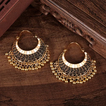 Pendientes Velký Sektor Indické Šperky Jhumka Přívěsky, Náušnice Ženy Příslušenství Módní Náušnice Svatební Náušnice