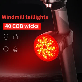 WEST CYKLISTIKA Kolo Zadní Světla, Auto Start/Stop Brzda Snímání Vodotěsné LED Dobíjecí jízda na Kole zadní Světlo Smart Cyklistické Doplňky