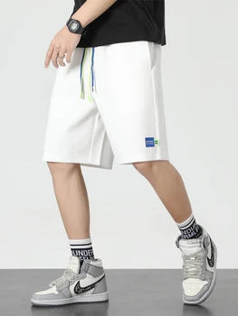 2022 Letní Pánské Sweatshorts Pytlovité Kalhoty Módní Hip Hop Streetwear Nadrozměrných Krátkodobé Muži Bavlna Casual Šortky 8XL