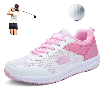 2020 Nový Ženský Golfový Trénink Boty Venkovní Prodyšný Trávy Sport Golf Tenisky Žena Lehký Anti Slip Sportovní Obuv