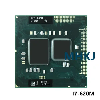 Intel Core i7-620M i7 620M SLBTQ SLBPD 2.6 GHz Dual-Core Quad-Thread CPU Procesor 4M 35W Socket G1 / rPGA988A