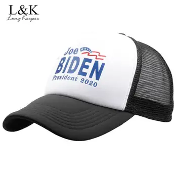 Joe Biden USA roku 2020 Předseda Volební Baseball Cap Muži Ženy Nastavitelný Snapback Trucker Hat Outdoor Mesh Cap Black White