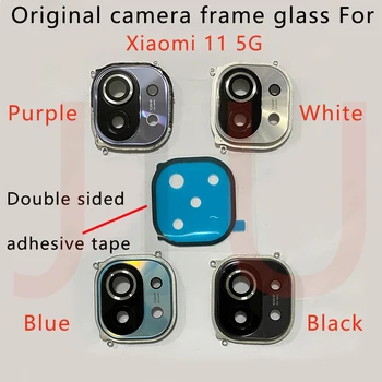 Pro Xiaomi Mi 11 Mi11 Fotoaparát Rám+Zadní Sklo Objektivu Pro Xiaomi Mi 11 M2011K2C, M2011K2G Objektiv Fotoaparátu Náhradní