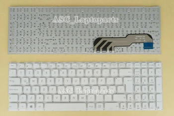 Nové latinské španělské Teclado Klávesnice Pro ASUS X541 X541N X541NA X541NC X541S X541SA X541SC Notebook , Bílá bez Rámu