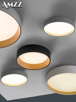 Ložnice lampa led stropní svítidlo moderní minimalistický atmosféru domova minimalistické dřevo obilí ložnice studie lampa