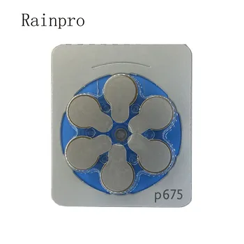 Rainpro 60PCS/LOT(BALENÍ) zinc air P675 A675 675 PR44 tlačítko baterie pro naslouchátko nejlepší kvality